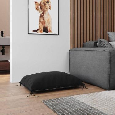 Imagem de Cama Caminha Pet Tati Para Raças Pequenas Para Cachorro E Gato Confortável E Macia - Preto