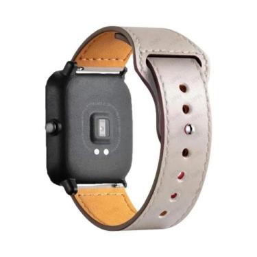 Imagem de Pulseira De Couro Amazfit 20mm/22mm Compatível Com GTS 4/3/2/2e/GTS2 M