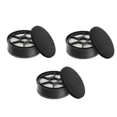 Imagem de 3 Kits Filtros para Aspirador de pó Cyclone Power PTE10 (FEP10) Electr