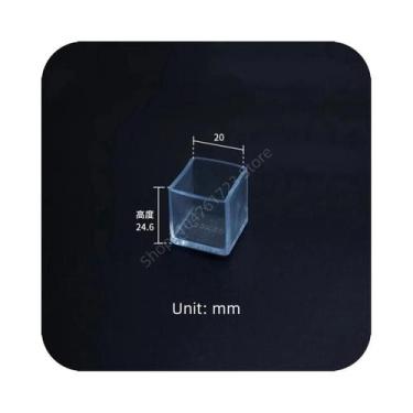 Imagem de Protetores Transparentes De Borracha Para Pés De Cadeira (16 Peças) - 