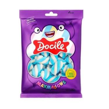 Imagem de Marshmallow torçao docile azul 220 g