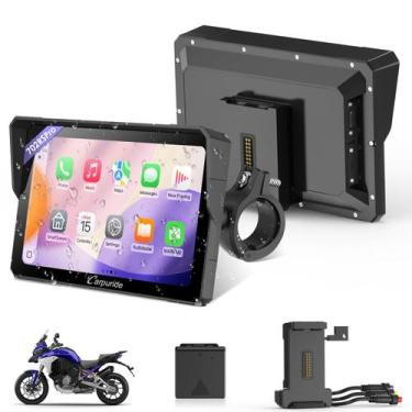 Imagem de GPS para Moto Carpuride W702RS PRO 7" à Prova d'Água com BSD