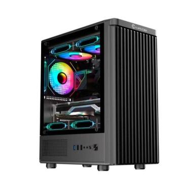 Imagem de Gabinete gamer com 3 fans frontal incluso - gb1727 hayom