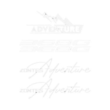 Imagem de Kit De Adesivos Refletivos Para Motocicleta ZONTES 368G Moto Aventura 