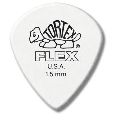 Imagem de Palheta Tortex Flex Jazz III Pick 1.5mm Clear 468P1.5 Dunlop