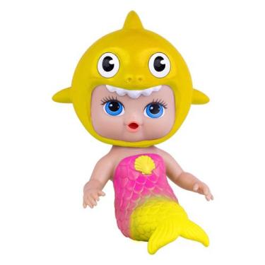 Imagem de Boneca Acqua Toys Tubarãozinho Bebê Shark - Super Toys - Supertoys