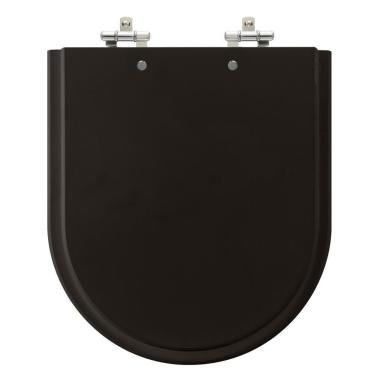 Imagem de Assento Laqueado Riviera Preto Tampa Para Vaso Celite