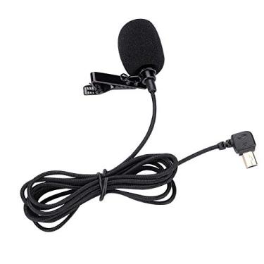 Imagem de Acouto Mini microfone portátil de 1,5 m, microfone de para-brisa com clipe de microfone para câmera de ação SJCAM SJ6 SJ7 SJ360
