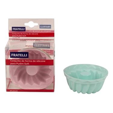 Imagem de Conjunto Forma De Silicone Cupcake Mini Pudim 7cm C/ 6 Peças