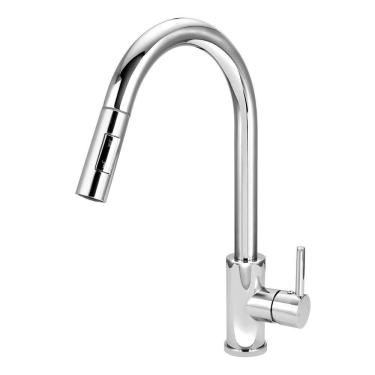 Imagem de Torneira Cozinha Monocomando Com Ducha Extensível Cromada