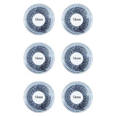 Imagem de Cílios Tufo Tufinho no Pote para Extensão e Alongamento, 6 Unidades