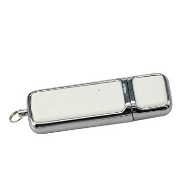 Imagem de Chaveiro PU branco de 32 GB USB Flash Drive Pen Drive Pen Drive Pen Drive Pen Drive USB Disco USB Pen Drive USB Pen Drive USB Flash Disk