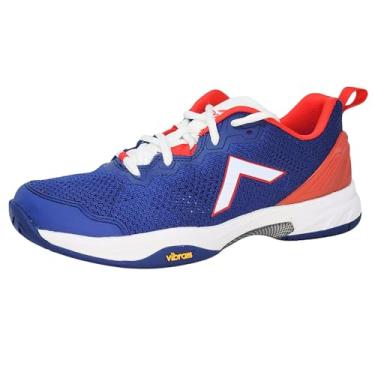 Imagem de Tyrol Sapato masculino Velocity V Pickleball (Branco/Verde), Azul-marinho/vermelho/branco, 8