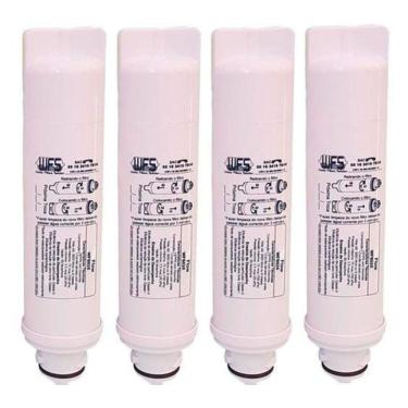 Imagem de Kit 4 Filtro Refil Purificador Midea Sensia E Liva Kfpna