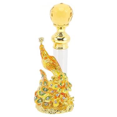 Imagem de BESPORTBLE frasco de perfume de pavão cristal frascos de perfume em miniatura decoração vintage óleo essencial frasco de perfume de vidro vazio frasco de perfume recarregável