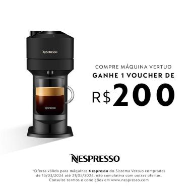 Imagem de Cafeteira Nespresso Vertuo Next Preto Fosco - 220V