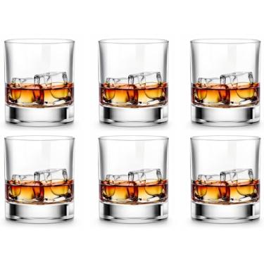 Imagem de Whiskey Glasses-Premium Conjunto de 6 copos de uísque de 325 g/Old Fashioned Whiskey/ para amantes de uísque/utensílios de estilo para Bourbon/Rum/copos de uísque de bar, transparente