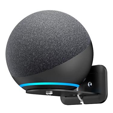 Imagem de HomeMount Suporte de Parede de Metal para Google Nest Mini e Echo 4ª Geração - Suporte de Montagem Em Parede para Alto-Falante com Gerenciamento de Cabos para Ocultar Fios Bagunçados, Acessórios Que E