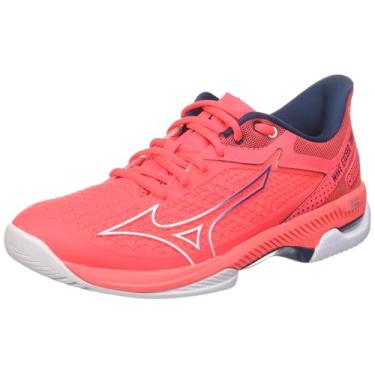 Imagem de Mizuno Calçados Femininos, Rosa conduzido - branco, 6