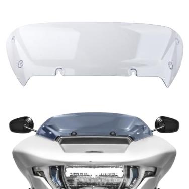 Imagem de FINMOKAL Motocicleta 15.2 cm transparente para-brisas carenagem defletor de vento frontal compatível com Harley Road Glide CVO/SE FLTRX FLTRXSE 2023 2024
