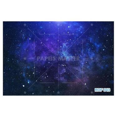 Imagem de Papel De Teto Céu Espaço Estrelas Galáxias 3,5M Rof43 - Você Decora