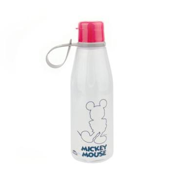 Imagem de Garrafinha Infantil de Plástico Com Tampa Abre Fácil 530ml Mickey - Pl