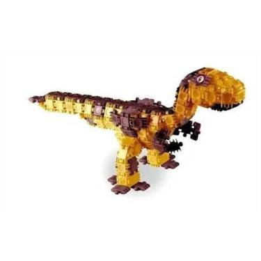 Imagem de Dinossauro  T-Rex 155 Peças Brinquedo De Montar- Clic & Lig - Plasbrin