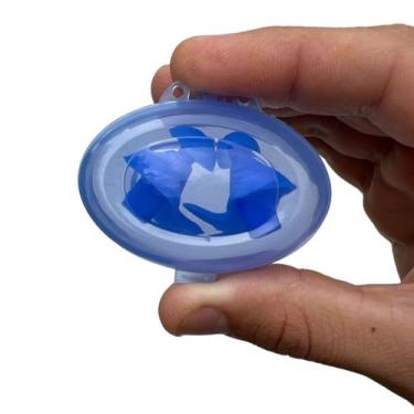 Imagem de 2 Tampão Protetor De Ouvido Auricular Auditivo Natação Esporte Aquátic