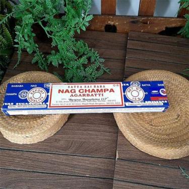 Imagem de Incenso Massala Nag Champa Satya Sai Baba + Saco Algodão - Mana Om By 