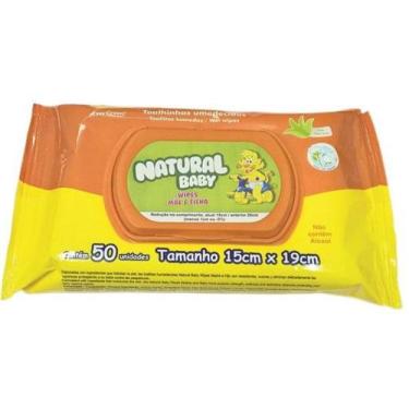 Imagem de Toalha Umedecida Natural Baby C/50 - Cuidados para Pele