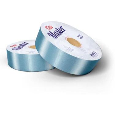 Imagem de Fita Master Lisa 32MM X 50M Azul Claro - Xingo Embalagens