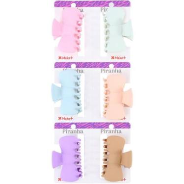 Imagem de Acessório para Cabelo Piranha Classe CANDY 6CM Sortido - Pacote com 06