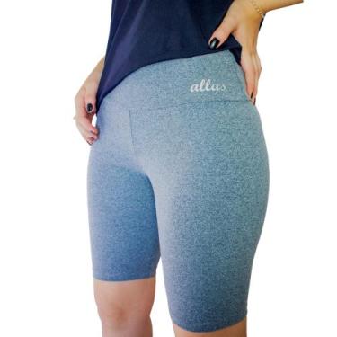 Imagem de Short/Bermuda Feminino Fitness Tecido Grosso Zero Transparência Ginást