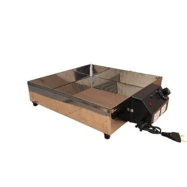 Imagem de Marmiteiro elétrico de mesa para 6 marmitas - Magfryer Inox , 220V