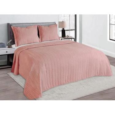 Imagem de Kit Colcha De Cama Galeria Box Solteiro 2 Peças Dupla Face Camesa , sa