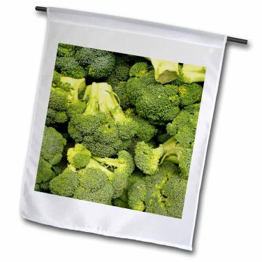 Imagem de 3dRose fl_7902_1 Bandeira de jardim de brócolis saborosos, 30 por 45 cm