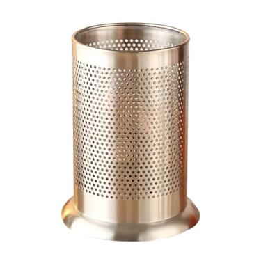 Imagem de Suporte para Utensílios, Rack de Secagem para Pauzinhos Com Design de Tamanho Compacto Conveniente para Drenar Suporte de Palha para Pauzinhos Crock de Utensílio de Aço