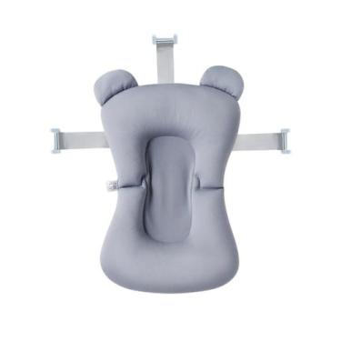 Imagem de Almofada Para Banho do Bebê CINZA - CLICK TUDO