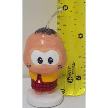 Imagem de Vela de Aniversário Festa Turma da Mônica Cascão Toys