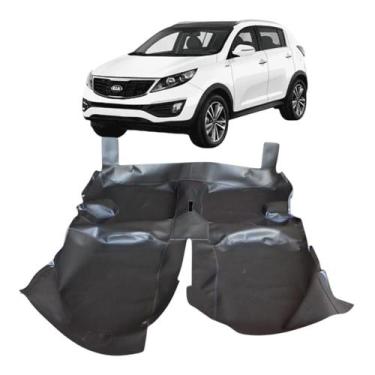 Imagem de Tapete assoalho  kia sportage 2011/2016 preto fosco - MANOS TAPETES