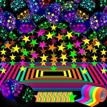 Imagem de Artigos de Festa Neon Skylety Glow in the Dark - Com Balões