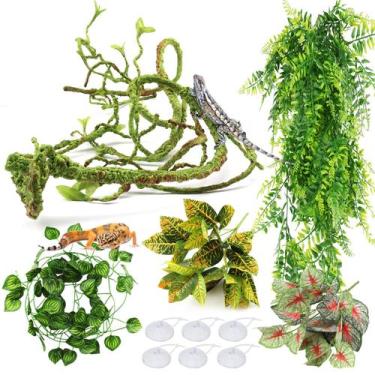 Imagem de Plantas Artificiais para Terrário de Répteis PieTyPet - Trepadeiras Pe