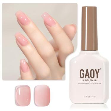 Imagem de Verniz em Gel GAOY Sheer Pink Nude - 16ml - Cura UV