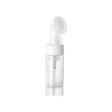 Imagem de Frasco Espumador Para Rotina De Limpeza Skincare Facial Escova Formato