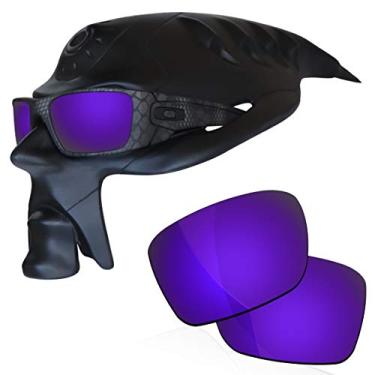 Imagem de RockShell Lentes polarizadas de substituição para óculos de sol Oakley Fuel Cell OO9096 - Plasma Purple