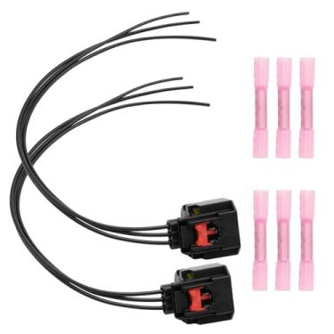 Imagem de LIDSCURA 2 peças 645-943 conector de trança elétrico de 3 fios, substituição para Dodge Caliber Challenger, substituição para Ram 1500, substituição para Jeep Compass Grand, substitui 68064998AA
