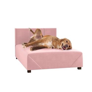 Imagem de Cama Box Pet Grande - para Gatos e Cachorros (Pink)