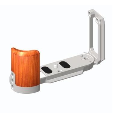 Imagem de Fujthree_browse-bin) XT50 Suporte de placa L de liberação rápida para câmera Fuji X-T50 Grip para cabeça de tripé Arca Swiss (prata)