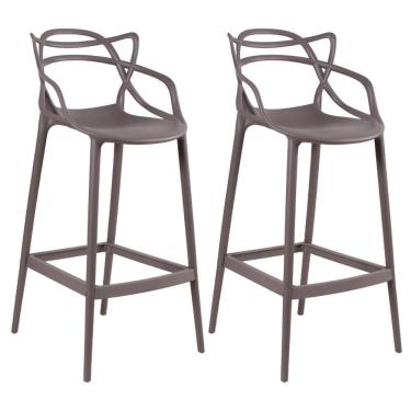 Imagem de Kit 2 Banquetas Altas Masters Allegra Fendi Fendi