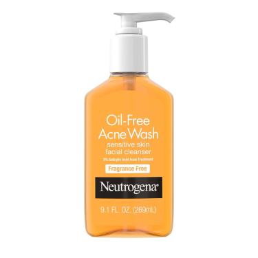 Imagem de Limpador facial Neutrogena Acne sem óleo 2% ácido salicílico 270 ml
